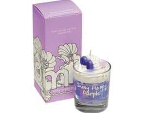 bomb cosmetics Candela Vetro -Shiny Happy Purple