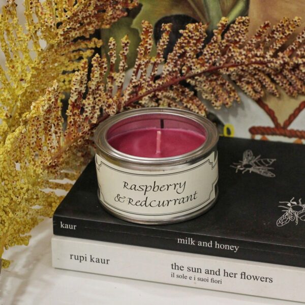 Candela con barattolo Vintage - Raspberry & Redcurrant
