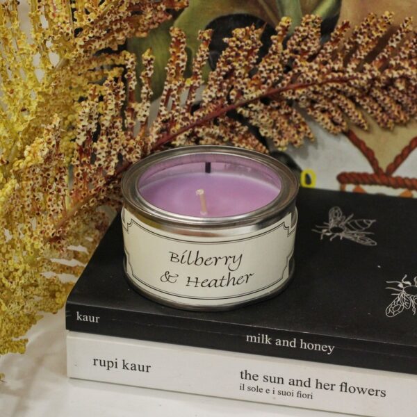 Candela con barattolo Vintage - Bilberry & Heather